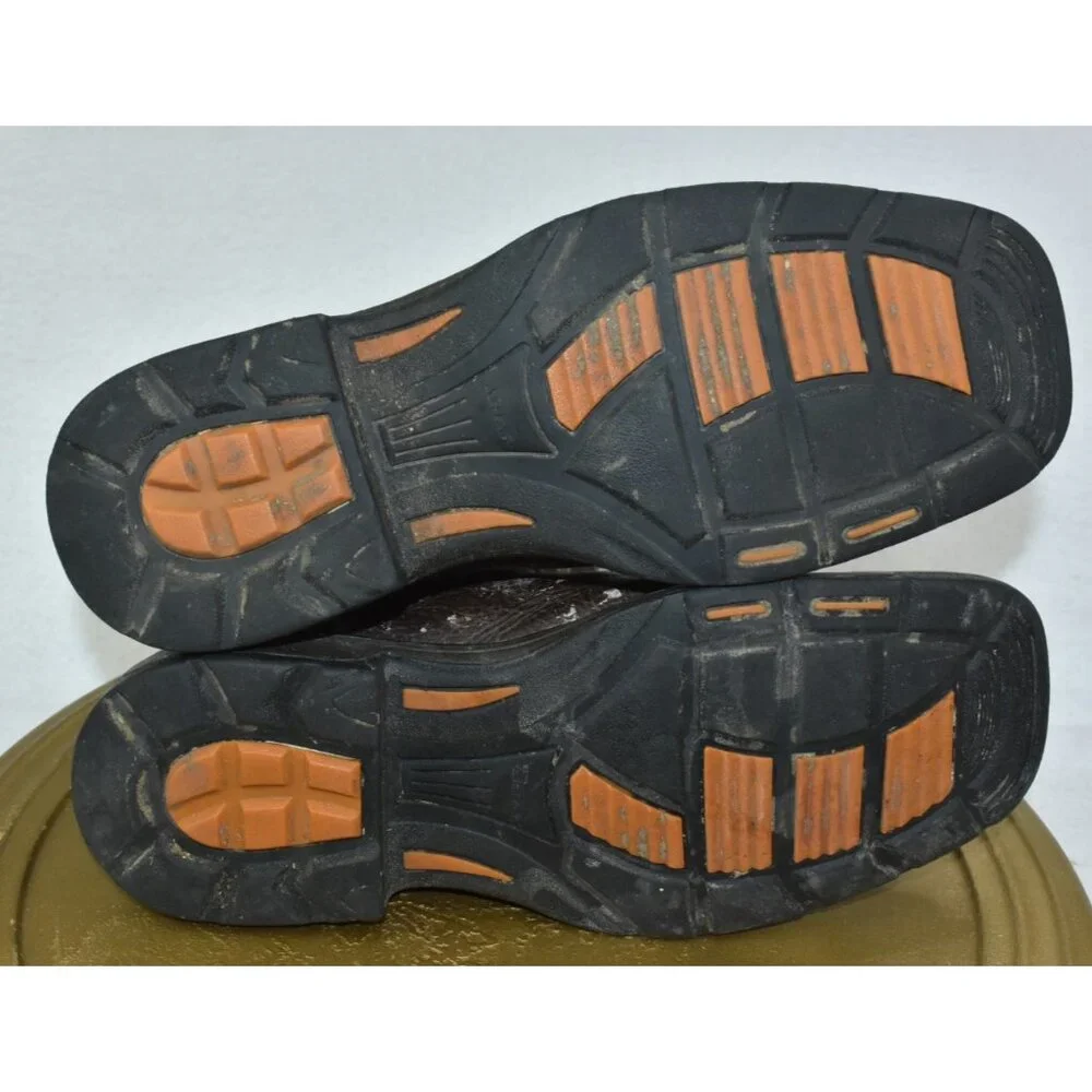 Ariat WorkHog Youth Boys Size 5 Wide‎ Square Toe Boots Bruin Brown -Flaws-